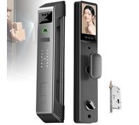 Serratura Intelligente Con Riconoscimento Facciale 3D E Controllo Tramite App, 12 Modalità Di Sblocco, Riconoscimento Delle Vene Del Palmo E Delle Impronte Digitali(30 * 240mm)