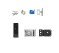 Serratura intelligente impermeabile con impronta digitale, cancello esterno, Bluetooth, password, scheda, chiave meccanica, Resistente alle intemperie
