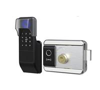 Serratura Intelligente Impermeabile Tuya Smart Door Lock Password digitale Double-sided Fingerprint Electronic Rim for porta in ferro for esterni(Double ttlock)