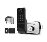 Serratura intelligente impermeabile Tuya Wifi con password digitale e doppia impronta digitale, per cancello in ferro esterno