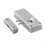 Serratura intelligente invisibile compatibile con controllo app e accesso alla carta per porte interne in legno, hardware moderno e sicuro