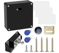 Serratura intelligente per cassetti: serratura elettronica con 2 portachiavi e 3 schede RFID, serratura per armadio nascosta con scheda sensore per armadio, cassetti, armadietti e fabbriche