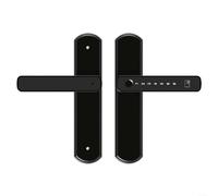 Serratura intelligente per porta con impronta digitale con ingresso senza chiave, tastiera wireless e accesso alla carta, per Tuya, costruzione in acciaio inossidabile per porte in legno 35-50 mm (D)