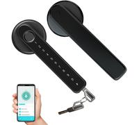Serratura Intelligente per Porta Con Impronta Digitale Con Maniglia per Casa, Ap