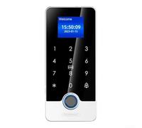 Serratura intelligente per porta con impronta digitale per tastiera RFID con password, resistente alle intemperie, controllo app, 1000 carte, ufficio casa (J200F)