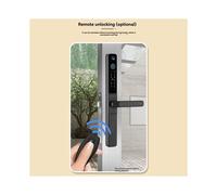 Serratura Intelligente per Porta con Telecamera Tuya WiFi Impronta Digitale RFID Password Accesso Spioncino di Sicurezza Scorrevole Campanello 3585