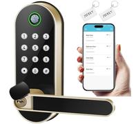 Sifely Serratura di ingresso senza chiave, Serratura della tastiera, Serratura senza chiave, Serratura della porta dell'impronta digitale, Serratura biometrica, Serratura della porta di ingresso della