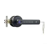 Serratura intelligente per porte con impronte digitali con accesso senza chiave e controllo dell'accesso al codice per ufficio e casa, con diversi metodi di accesso e vano batteria magnetico per una