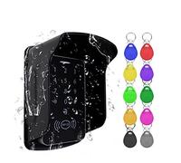 Serratura intelligente per porte, di controllo accessi Apriporta elettronico sicuro Home Garage Set digitale Kit serratura elettrica RFID magnetica intelligente(B10 Cover 10Keys)