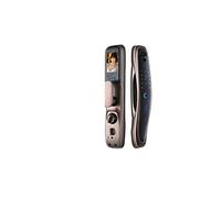 Serratura intelligente per porte, Tuya Smart 3D Face Door Lock Security Face Camera Monitor Password di impronte digitali intelligente Sblocco chiave elettronica biometrica(Gold-30-240-6068)