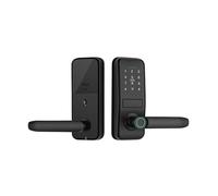 Serratura intelligente, Serratura elettronica intelligente con impronta digitale biometrica for porta, set di sblocco con impronta digitale/password/carta