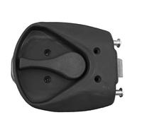 Serratura interna per sportello per roulotte, camper, caravan, barca, colore: nero
