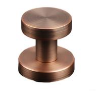 Serratura invisibile su un lato, progettata per porte interne, tra cui pareti della camera da letto e sfondo, serratura sicura con maniglia minimalista (bronzo rosso)