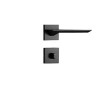 Serratura invisibile su un solo lato in lega di zinco divisa porta in legno porta camera interna maniglia camera da letto serratura nascosta serratura nascosta(C style Yahei)