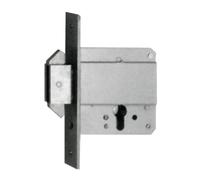 Serratura cancello infilare 778 iseo b.q zinc f.mm 25 c.sagom m2 e.mm 61 Iseo