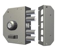 Serratura Legno Applicare 3050 Cr C.pompa M4 con Scr con Pomolo E.mm 60 Sx