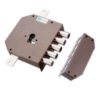 SERRATURA DA APPLICARE TRIPLICE PER CILINDRO EUROP Dx E 63 - mm 132 x 146 MOT