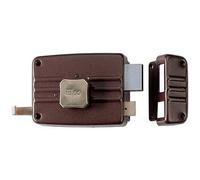 SERRATURA LEGNO APPLICARE 400 ISEO C.STACCATO M2+TIRANTE+POMOLO E.MM 40 SX