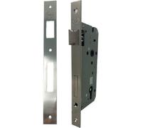 Yale Serratura per porte in legno Y52X00350S2 nickel satinato, bordi quadri, entrata 35 mm