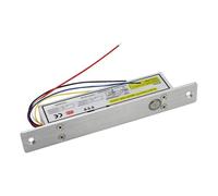Serratura Magnetica, DC12V NC NO Serratura elettronica con chiavistello Solenoide magnetico Fermo da infilare for di controllo accessi porta di sicurezza in legno di vetro e metallo(B7L-NO Fail Secure