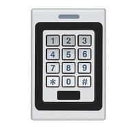 Serratura Magnetica Di controllo accessi in metallo zinco Doppia porta Tastiera a 2 relè Apricancello elettronico RFID magnetico digitale for kit serratura intelligente