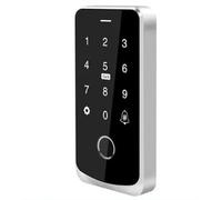 Serratura Magnetica, Macchina di controllo accessi intelligente Telefono cellulare Sblocco remoto NFC Impronta digitale Password Scheda RFID Controller serratura porta IP67(Silver)