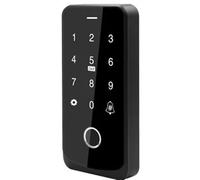 Serratura magnetica per porta Macchina di controllo accessi intelligente Telefono cellulare Sblocco remoto NFC Impronta digitale Password Scheda RFID Controller serratura porta IP67(Noir)