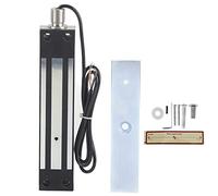 Serratura magnetica per porta - robusto alloggiamento in acciaio inox, 280 kg di forza magnetica, grado di protezione IP68, adatta per porte antincendio in legno, vetro e metallo, DC12 V 24 V doppia