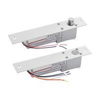 Serratura Magnetica, Serratura elettrica a sicurezza intrinseca DC12V Serrature elettroniche for porte da infilare a bassa temperatura con ritardo for il di controllo accessi(2Wires-NC-Time delay)