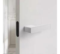 Serratura magnetica silenziosa, adatta per porte di interni e camere da letto e porte di classe, dite addio alle porte che cigolano con meccanismo magnetico (bianco)