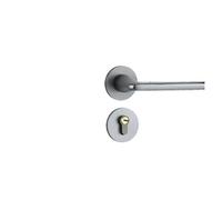 Serratura magnetica silenziosa for porta in alluminio spaziale, ossido di, nero, cielo stellato, grigio, serratura divisa, ferramenta(Gray large 58 silent)