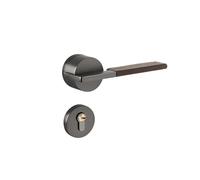 Serratura magnetica silenziosa for porta, luce, lusso, minimalista, in legno, vera pelle, for interni, camera da letto, nordica, serratura for porta, divisa(BrightGold+leathermagneticsuction)