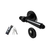 Serratura Magnetica Silenziosa Universale Da 58 Mm For Porte Interne In Legno, Maniglia In Legno Massello For Uso Domestico, Adatta For Porte Spesse Da 38 A 45 Mm(Yahei-Magnetic)