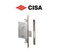 Serratura metallo infilare 57015 cisa b.q zinc f.mm 25 dm m4 h.mm 114 e.mm 70 Ci