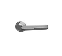 Serratura meccanica antifurto magnetica in lega di zinco for uso domestico Serratura interna silenziosa Serratura divisa Maniglia for porta in legno for camera da letto Serratura nera(Gray steel 5845