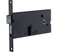 serratura YALE 8600070 scrocco reversibile e 2 mandate per cilindro ovale