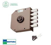 Serratura MOTTURA 30.600 Applicare Pompa 30 Laterale E 63 5 Catenacci 30600