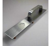 Serratura Notturna Fissa Con Foro Per Cilindro, Argento M99F/32D-G3