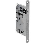 Serratura patent con bordo tondo E50 interasse 70 cromo satinato Cromo satinato