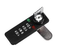 Serratura per Armadietto con Combinazione, Serratura con Codice Meccanico a 4 Cifre per Schedari a Cassetti, Combinazione Meccanica Digitale Doppia Sicurezza