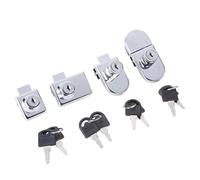 Serratura per armadio, Cilindri di chiusura for porta cassetto armadio in lega di zinco multicolore 2 chiavi 1 pz(202-22)