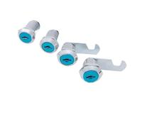 Serratura per armadio, MS103 Serratura a camma for mobili 2 chiavi Argento 16-40 mm Lega di zinco(20mm)