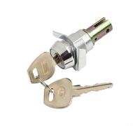 Serratura per armadio per riparazione automatica e uso industriale in lega di zinco e nucleo in rame con 2 chiavi piatte per cassetti in acciaio Sicurezza affidabile (WT1202)