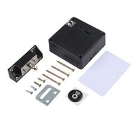 Serratura per armadio RFID per la sicurezza dei bambini, sistema di bloccaggio elettronico a prova di bambino, per cassetti e armadi in legno con accesso a chiave multi serratura (nero)