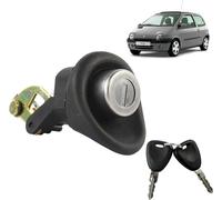 Serratura per bagagliaio con pulsante integrato + 2 chiavi compatibili per Renault Twingo 1 Dacia Logan 1 e Sandero OEM 7701367940