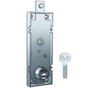 Serratura per Basculante/Garage Cilindro Tondo Chiavi Punzonate, Ottone