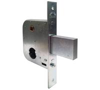 Serratura per cancelli e porte in ferro scrocco una mandata e mezza WELKA 07545000