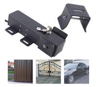 Serratura per cancello elettrico universale residenziale nera antica 24V per cancelli a battente a doppia o singola foglia