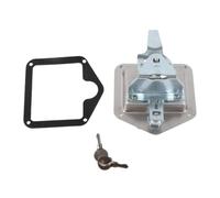 Serratura per cassetta degli attrezzi in acciaio inossidabile lucidato Maniglia a T Chiusura pieghevole per porta del rimorchio compatibile con camper