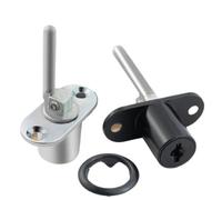 Serratura Per Cassetta Postale Serrature a cilindro da 16/19mm Serratura for cassetta postale for mobili Cassetti for scrivania Cassetta for armadi con 2 chiavi for ferramenta for(Black 19mm)